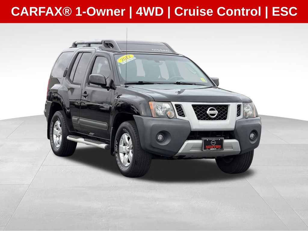 Super Black 2012 Nissan Xterra SUV / Crossover 5-Speed Automatic
