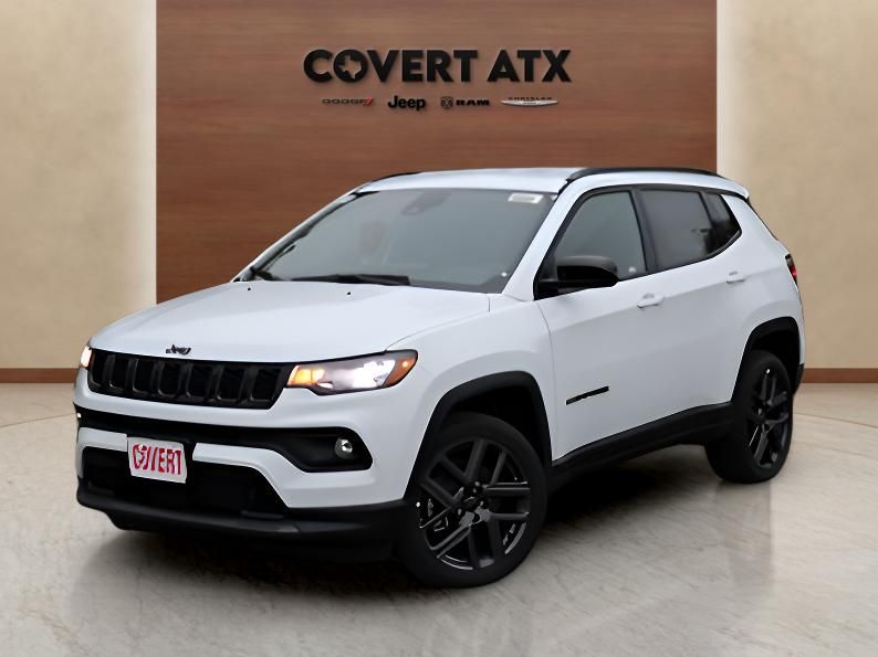Bright White Clearcoat 2026 Jeep Compass Latitude 4WD SUV / Crossover Four-Wheel Drive 8-Speed Automatic