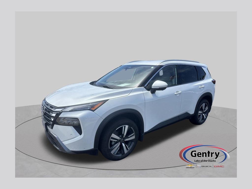 Everest White Pearl 2024 Nissan Rogue SUV / Crossover All-Wheel Drive Continuously Variable Transmission