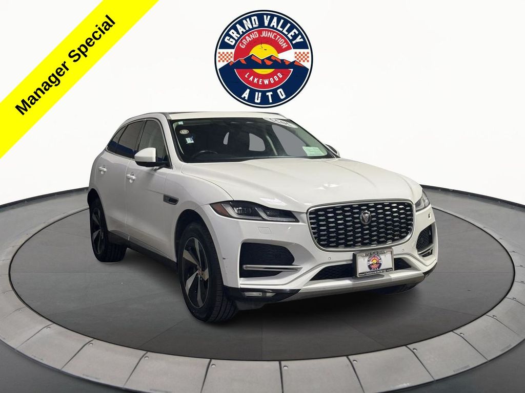 Fuji White 2022 Jaguar F-PACE SUV / Crossover All-Wheel Drive Automatic