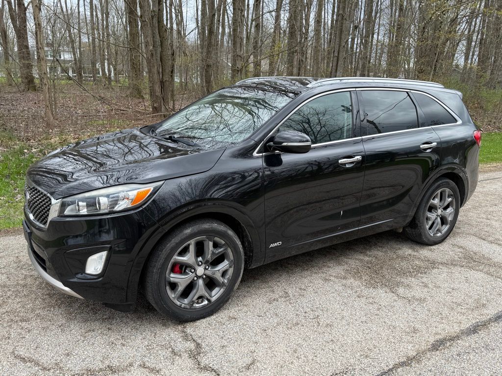 Ebony Black 2016 Kia Sorento SX V6 AWD SUV / Crossover All-Wheel Drive 6-Speed Automatic