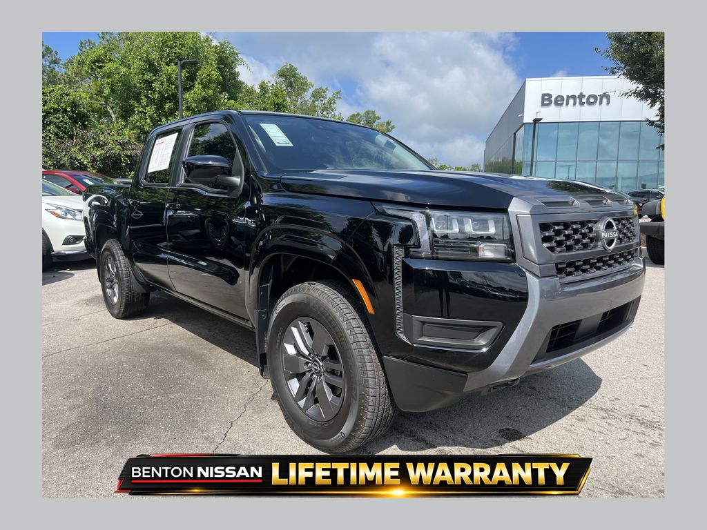 Super Black 2026 Nissan Frontier Pickup Truck Four-Wheel Drive 9-Speed Automatic Overdrive