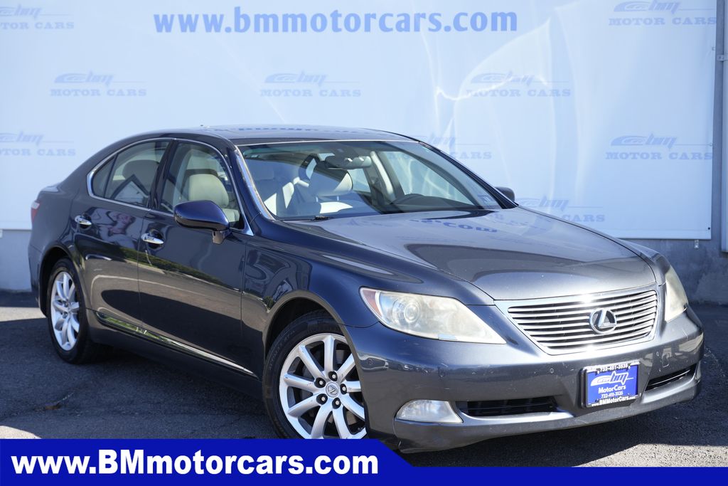 Gray 2007 Lexus LS 460 RWD Sedan Rear-Wheel Drive 8-Speed Automatic