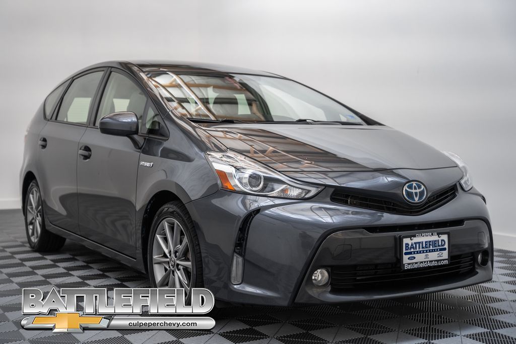 Magnetic Gray Metallic 2016 Toyota Prius v Wagon Front-Wheel Drive Continuously Variable Transmission