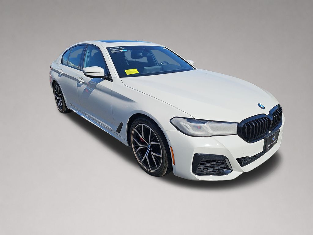 Alpine White 2023 BMW 5 Series Sedan All-Wheel Drive 8-Speed Automatic