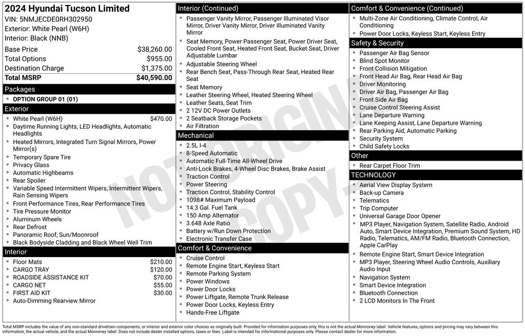 2024 Hyundai Tucson Limited