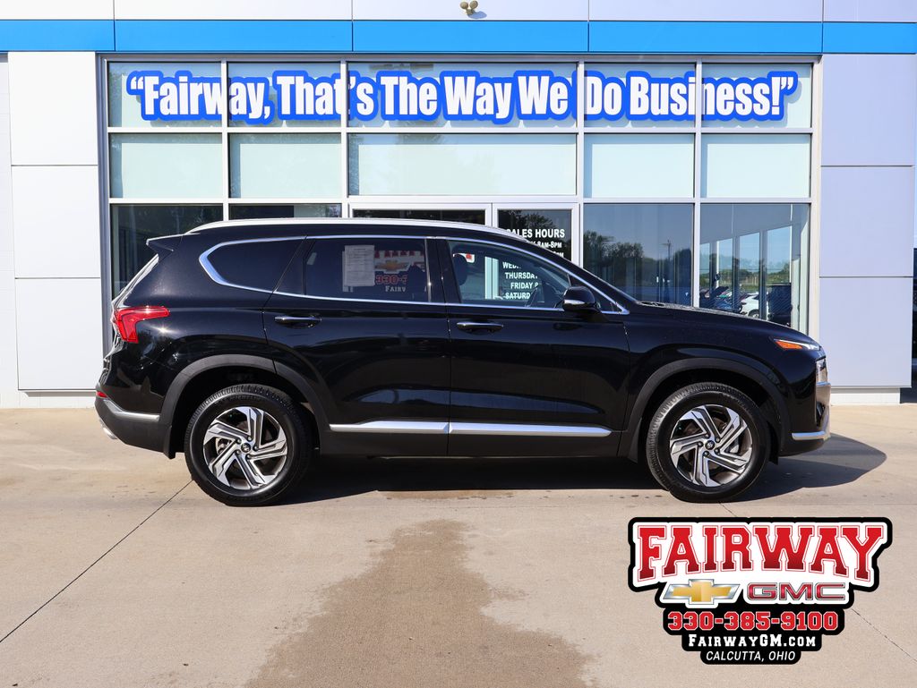 Twilight Black 2022 Hyundai Santa Fe SEL AWD SUV / Crossover All-Wheel Drive 8-Speed Automatic