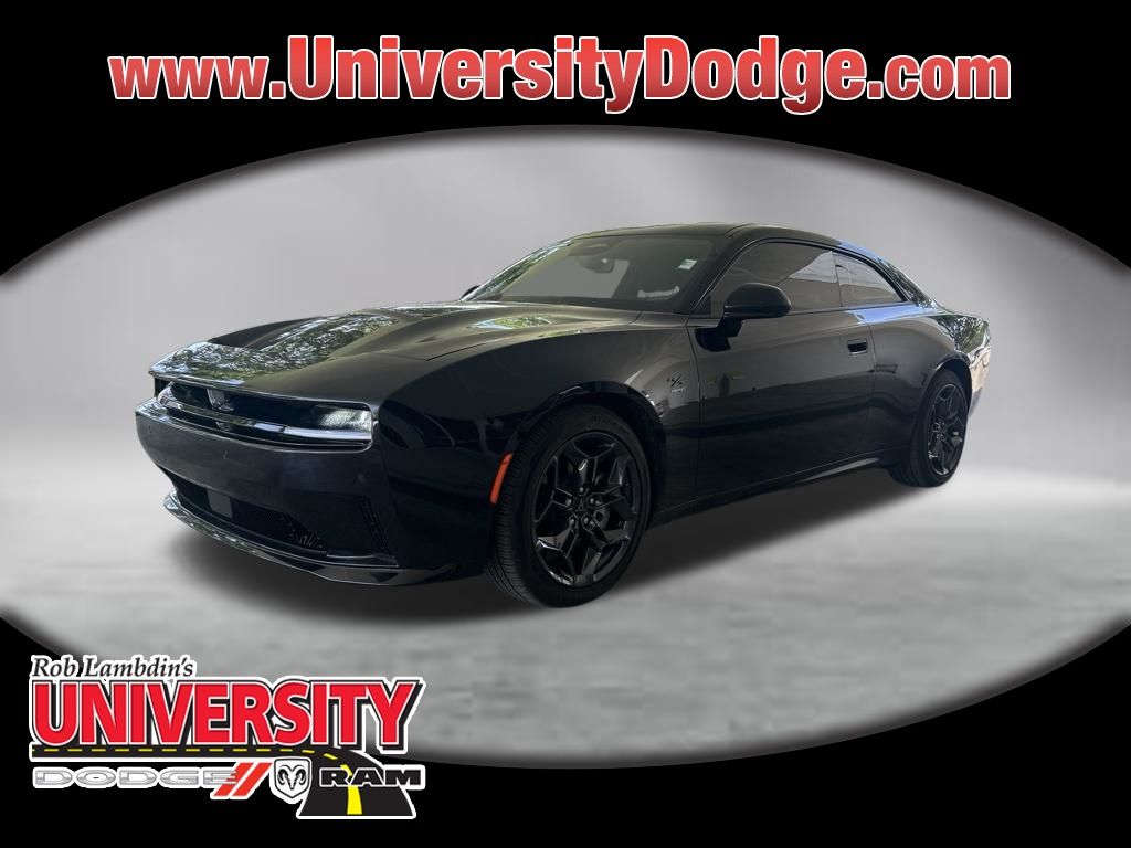 Diamond Black 2025 Dodge Charger Daytona Coupe All-Wheel Drive 1-Speed Automatic