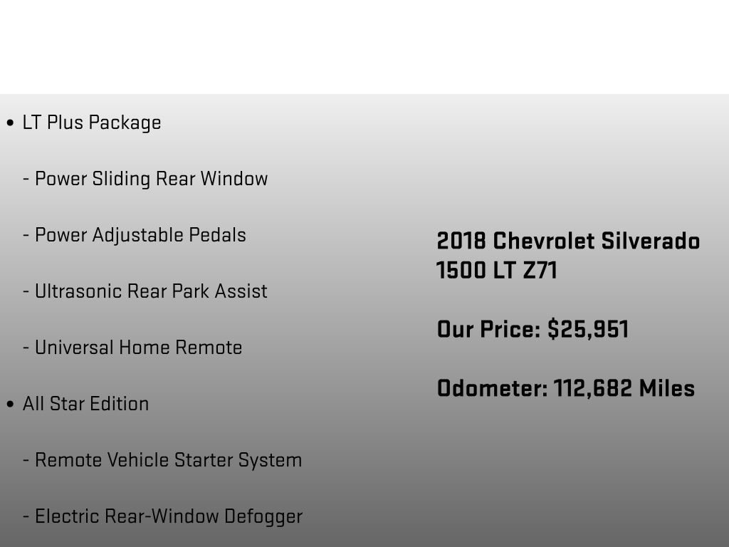 2018 Chevrolet Silverado 1500 LT Gray at John Sisson Motors