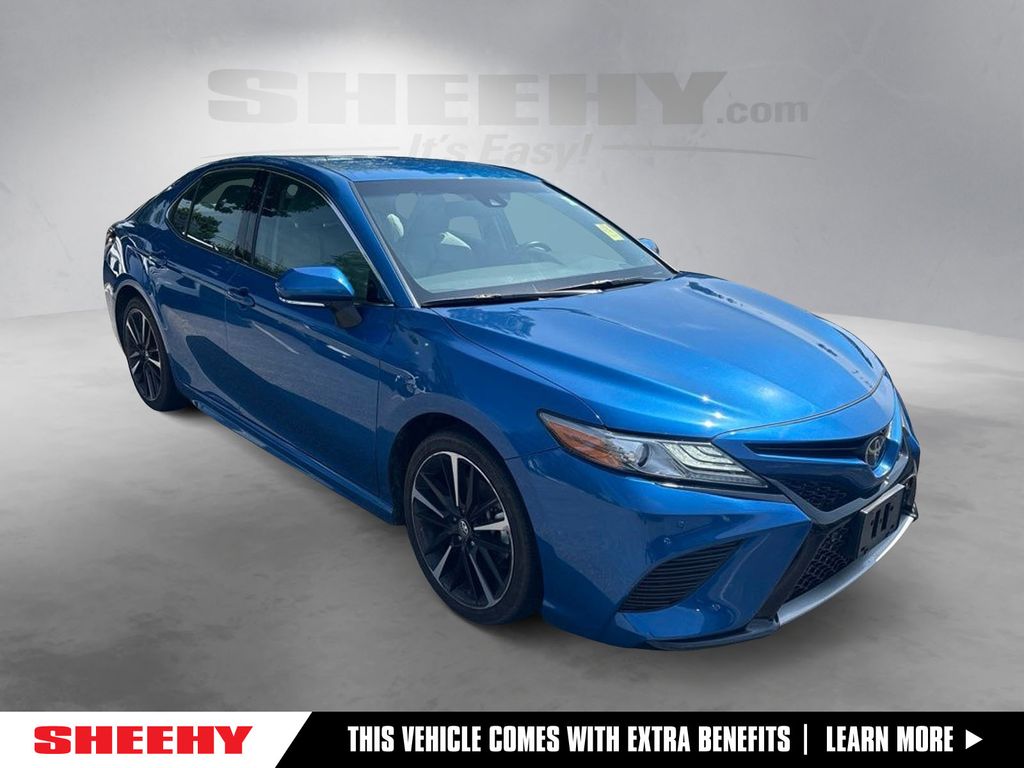Blue Streak Metallic 2018 Toyota Camry XSE Sedan Front-Wheel Drive 8-Speed Automatic