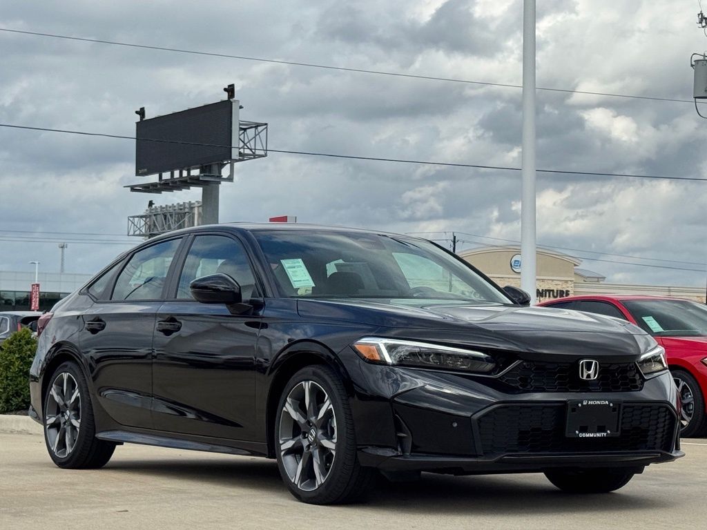 2026 Honda Civic Hybrid Sport Touring Black at Community Honda