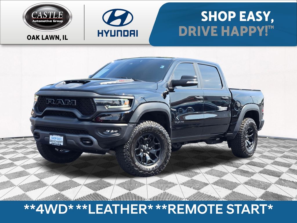 Diamond Black Crystal Pearlcoat 2021 RAM 1500 Pickup Truck All-Wheel Drive 8-Speed Automatic