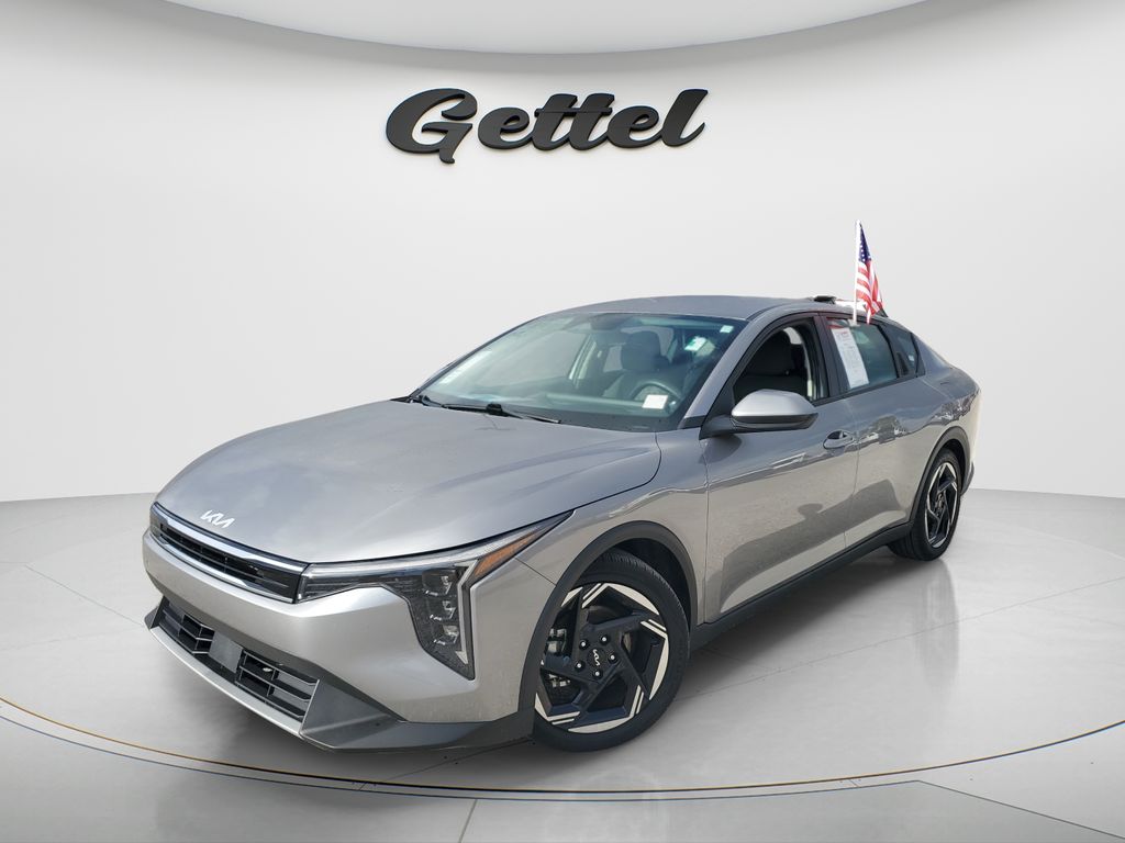 Steel Gray 2025 Kia K4 EX FWD Sedan Front-Wheel Drive Continuously Variable Transmission