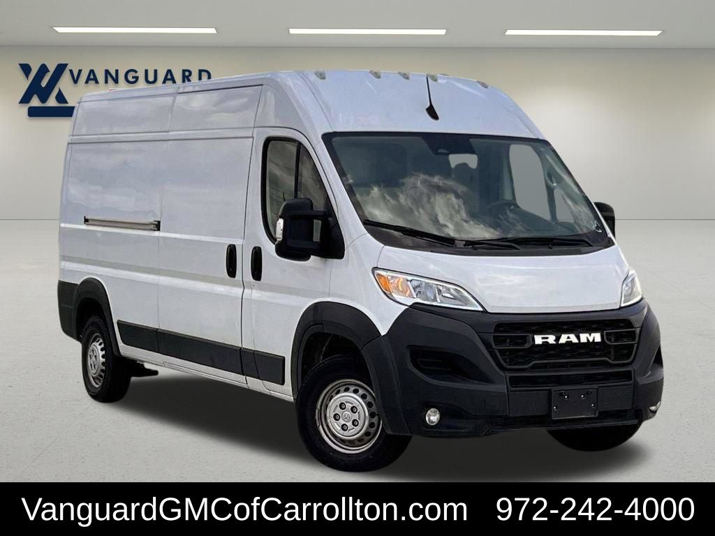 Bright White Clearcoat 2025 RAM ProMaster Van 9-Speed Automatic