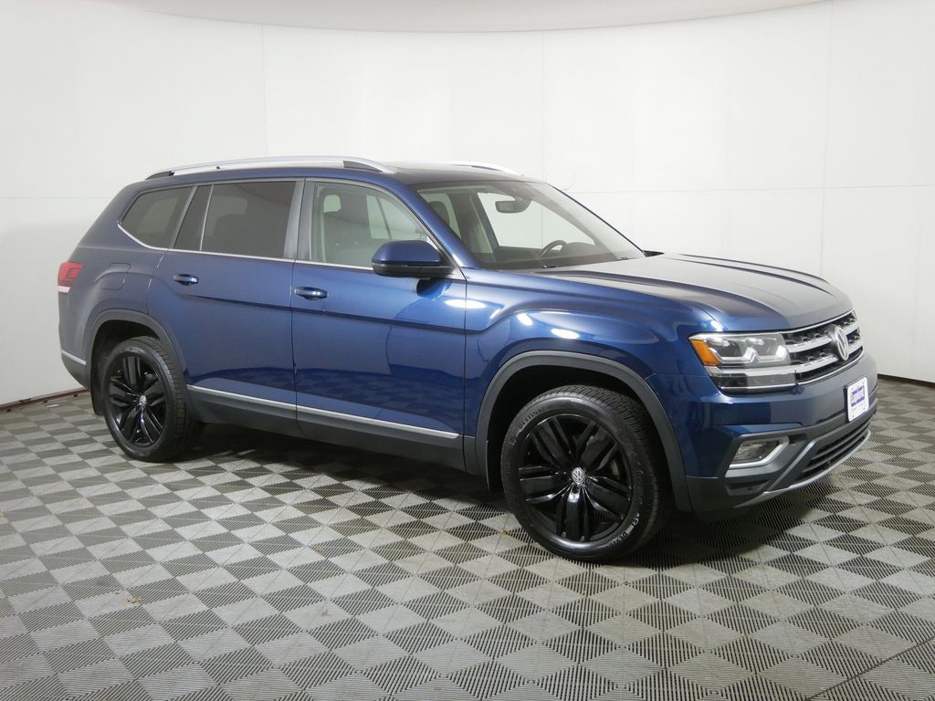 Blue Metallic 2019 Volkswagen Atlas SEL 4Motion SUV / Crossover All-Wheel Drive 8-Speed Automatic