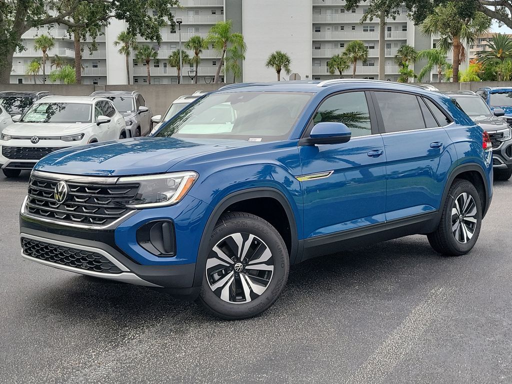 Blue 2026 Volkswagen Atlas Cross Sport SUV / Crossover Front-Wheel Drive 8-Speed Automatic