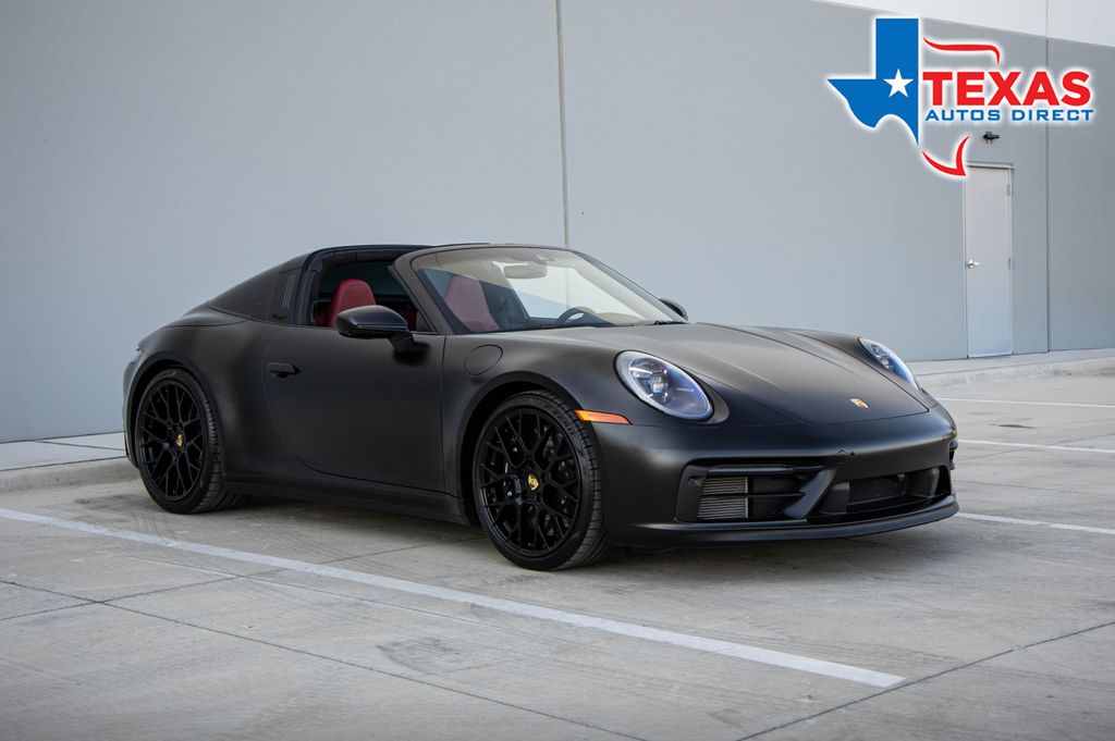 Jet Black Metallic 2024 Porsche 911 Convertible All-Wheel Drive 8-Speed Automatic