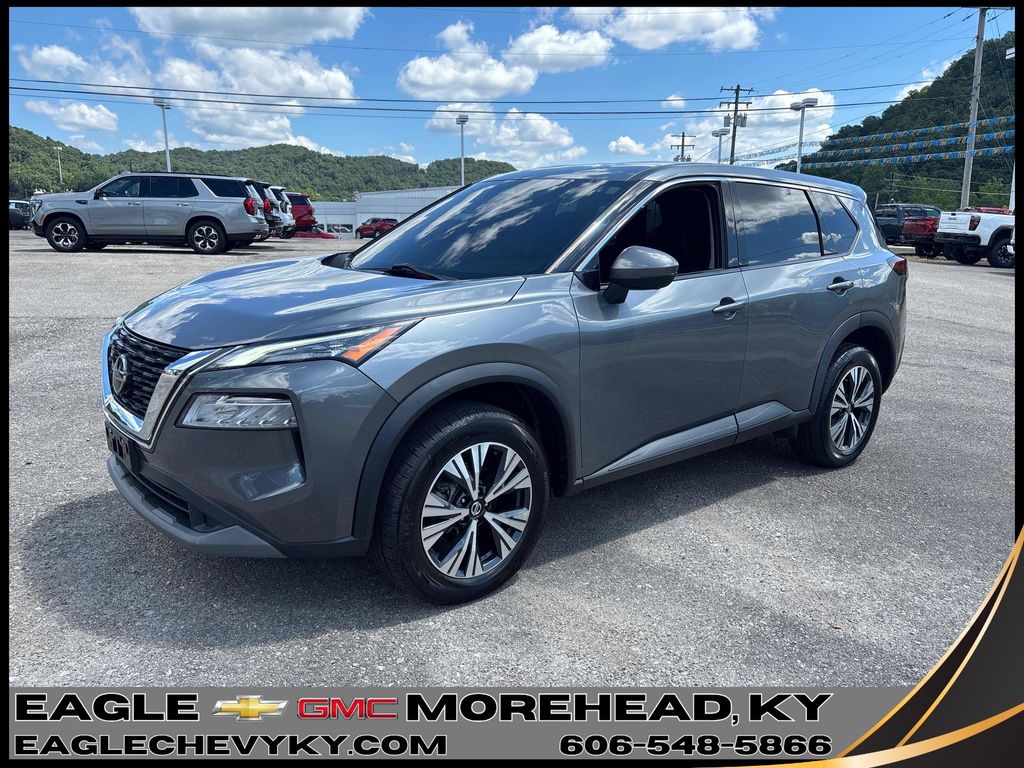 Gray (Gun Metallic) 2021 Nissan Rogue SUV / Crossover All-Wheel Drive Continuously Variable Transmission