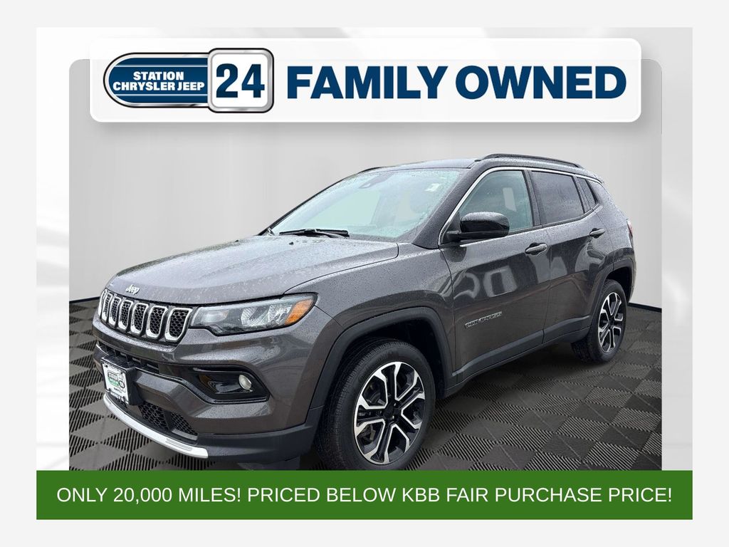 Crystal Metallic 2023 Jeep Compass SUV / Crossover Four-Wheel Drive 8-Speed Automatic