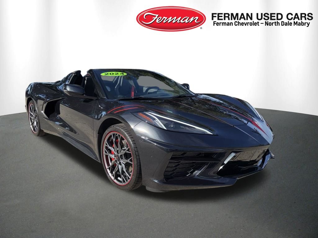Black Granite Metallic 2024 Chevrolet Corvette Convertible Rear-Wheel Drive 8-Speed Dual Clutch