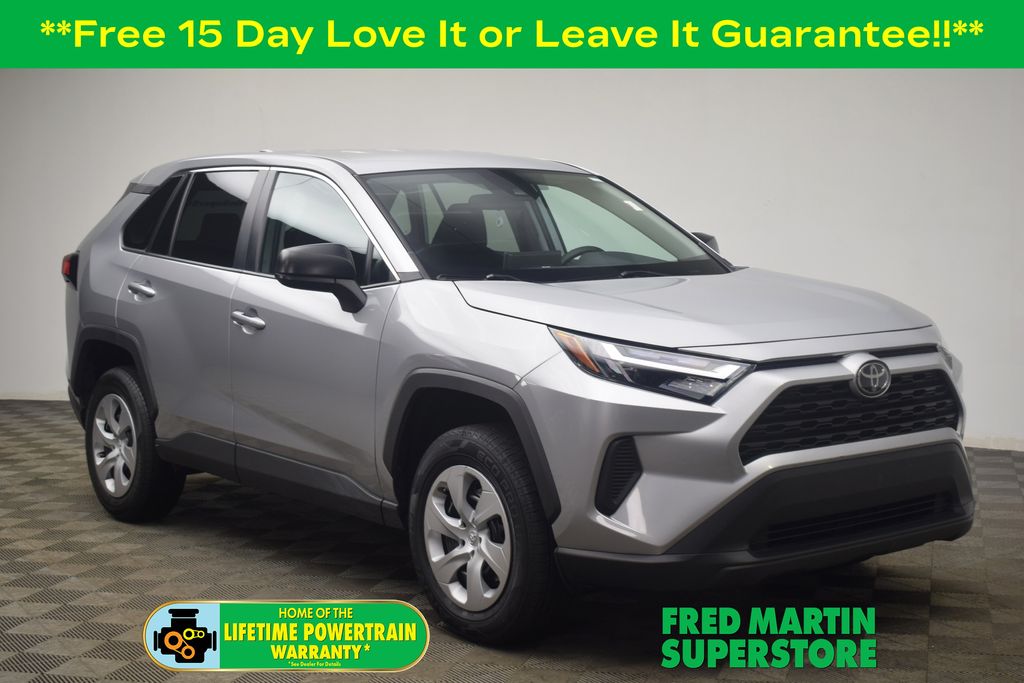 Silver Sky Metallic 2024 Toyota RAV4 LE FWD SUV / Crossover Front-Wheel Drive 8-Speed Automatic