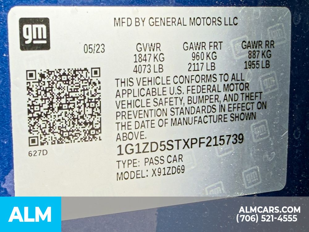 Used 2023 Blue Chevrolet LT image 23