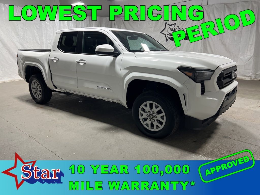Ice Cap 2024 Toyota Tacoma Pickup Truck Four-Wheel Drive 8-Speed Automatic