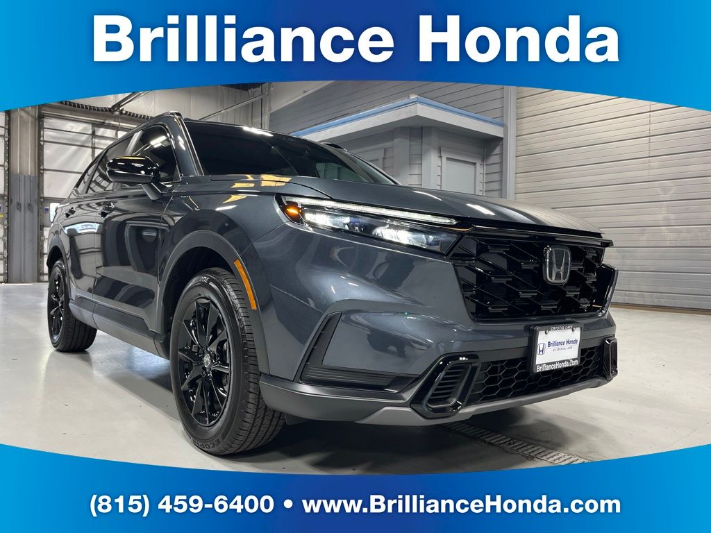 Gray 2026 Honda CR-V Hybrid SUV / Crossover All-Wheel Drive Continuously Variable Transmission