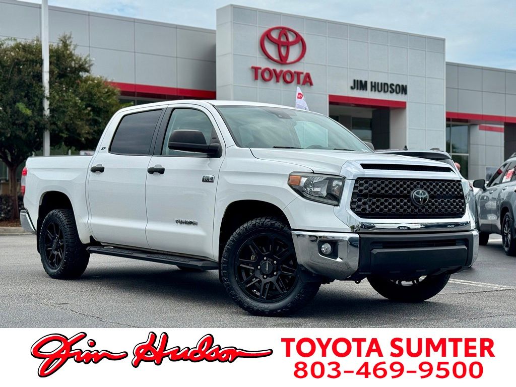 Super White 2021 Toyota Tundra Pickup Truck 4X2 6-Speed Automatic Overdrive