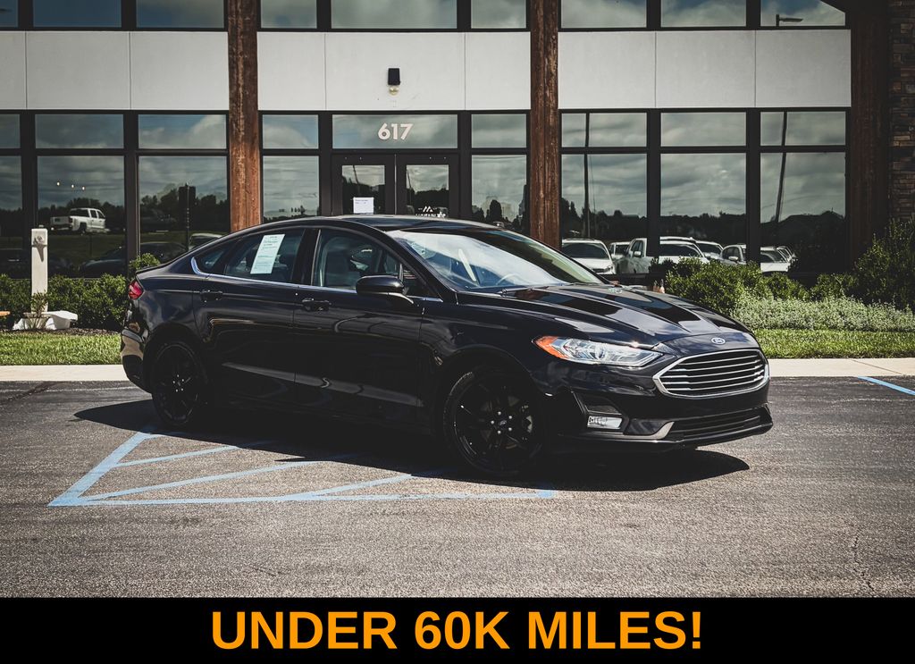 Black Metallic 2020 Ford Fusion Sedan Front-Wheel Drive 6-Speed Automatic