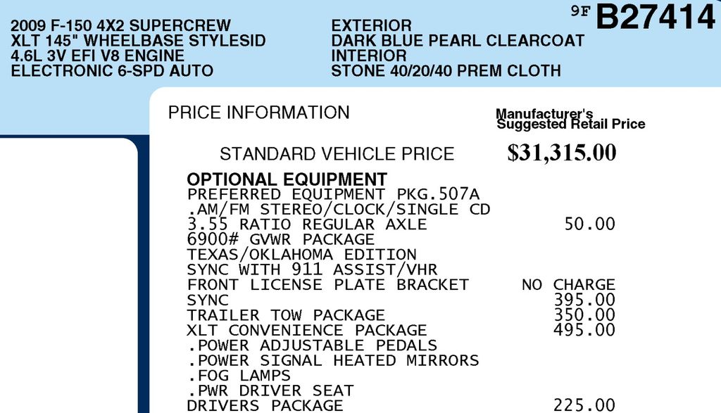 2009 Ford F-150 XLT 20