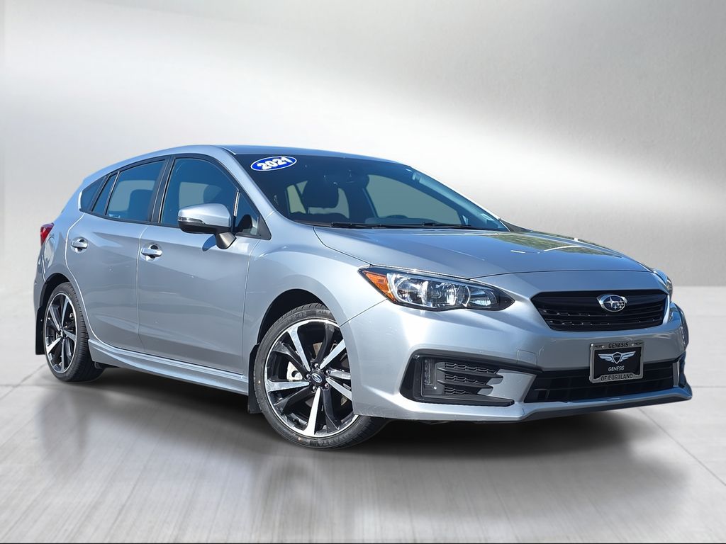 Ice Silver Metallic 2021 Subaru Impreza Wagon All-Wheel Drive Continuously Variable Transmission