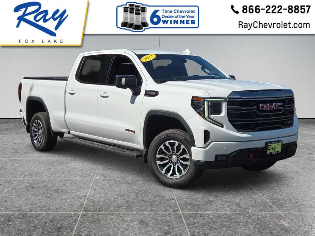 Summit White 2022 GMC Sierra 1500 Pickup Truck Four-Wheel Drive Automatic