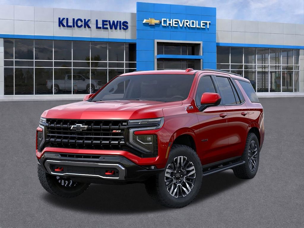 2026 Chevrolet Tahoe Z71 Red at Klick Lewis Buick Chevrolet