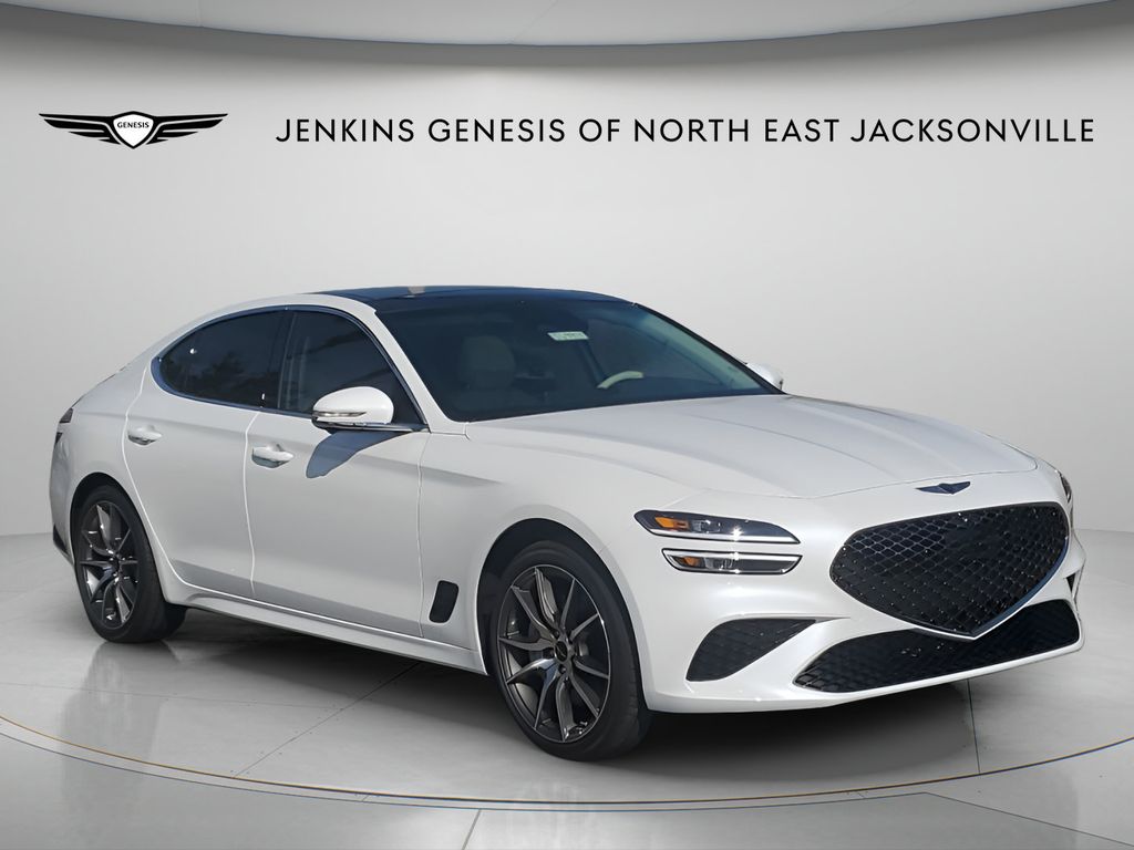 Uyuni White 2026 Genesis G70 Sedan Rear-Wheel Drive 8-Speed Automatic