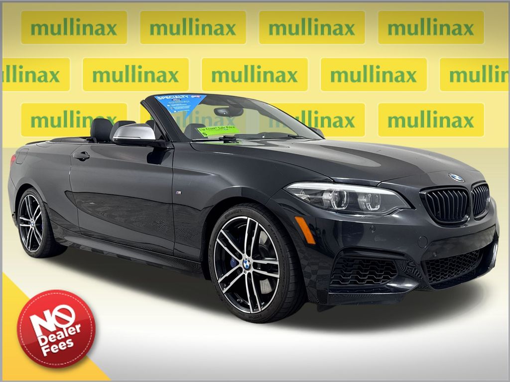 Black Sapphire Metallic 2019 BMW 2 Series Convertible Rear-Wheel Drive 8-Speed Automatic