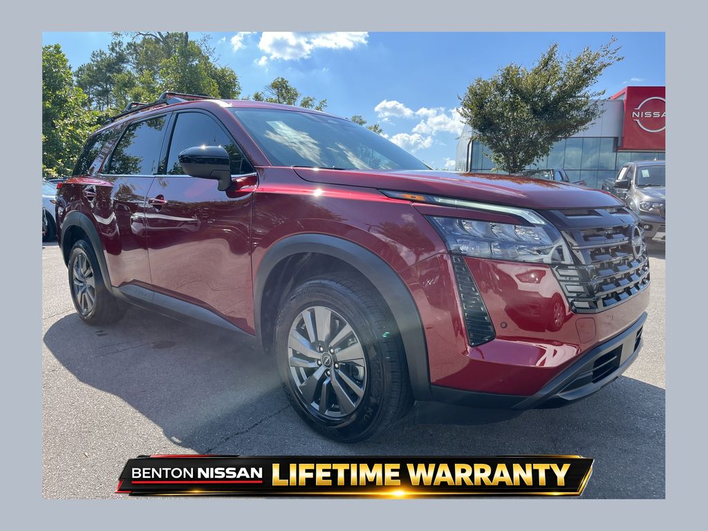 Red (Scarlet Ember Tintcoat) 2026 Nissan Pathfinder SUV / Crossover All-Wheel Drive 9-Speed Automatic