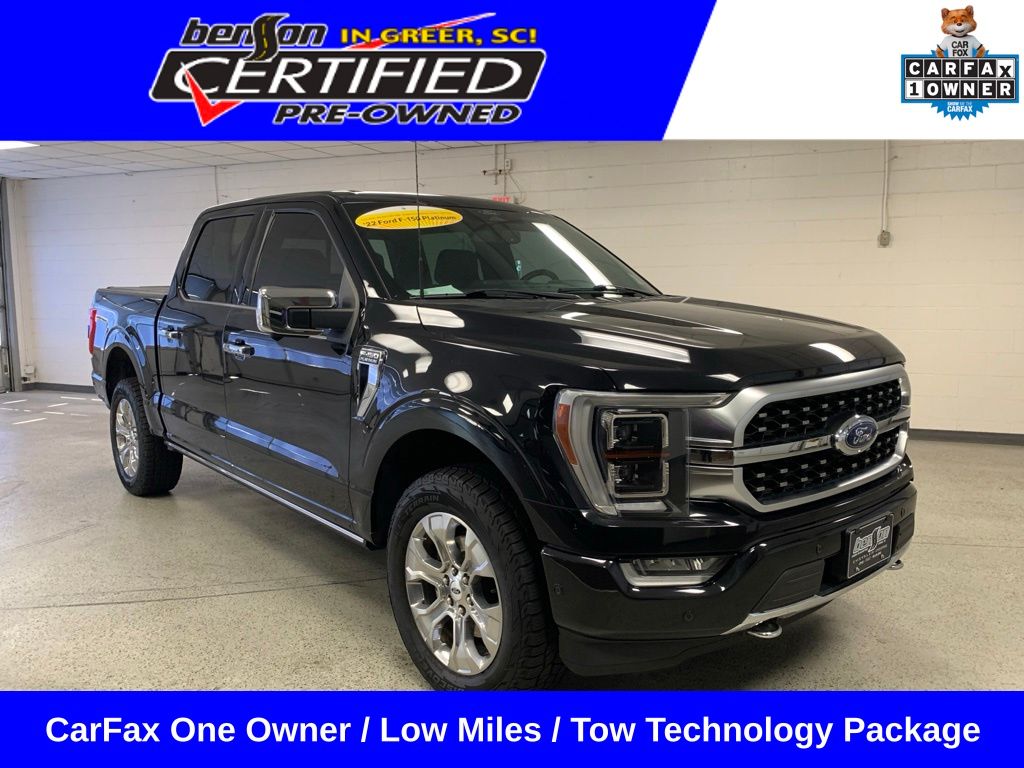 Agate Black Metallic 2022 Ford F-150 Pickup Truck Four-Wheel Drive Automatic