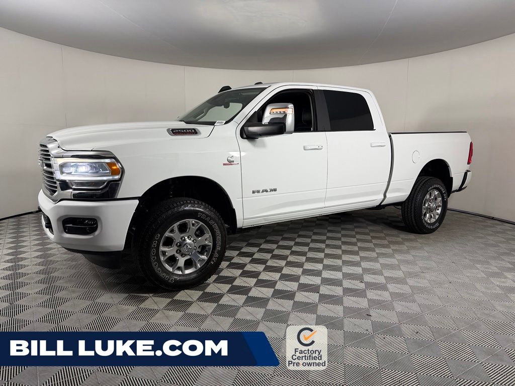 Bright White Clearcoat 2024 RAM 2500 Pickup Truck Four-Wheel Drive 6-Speed Automatic