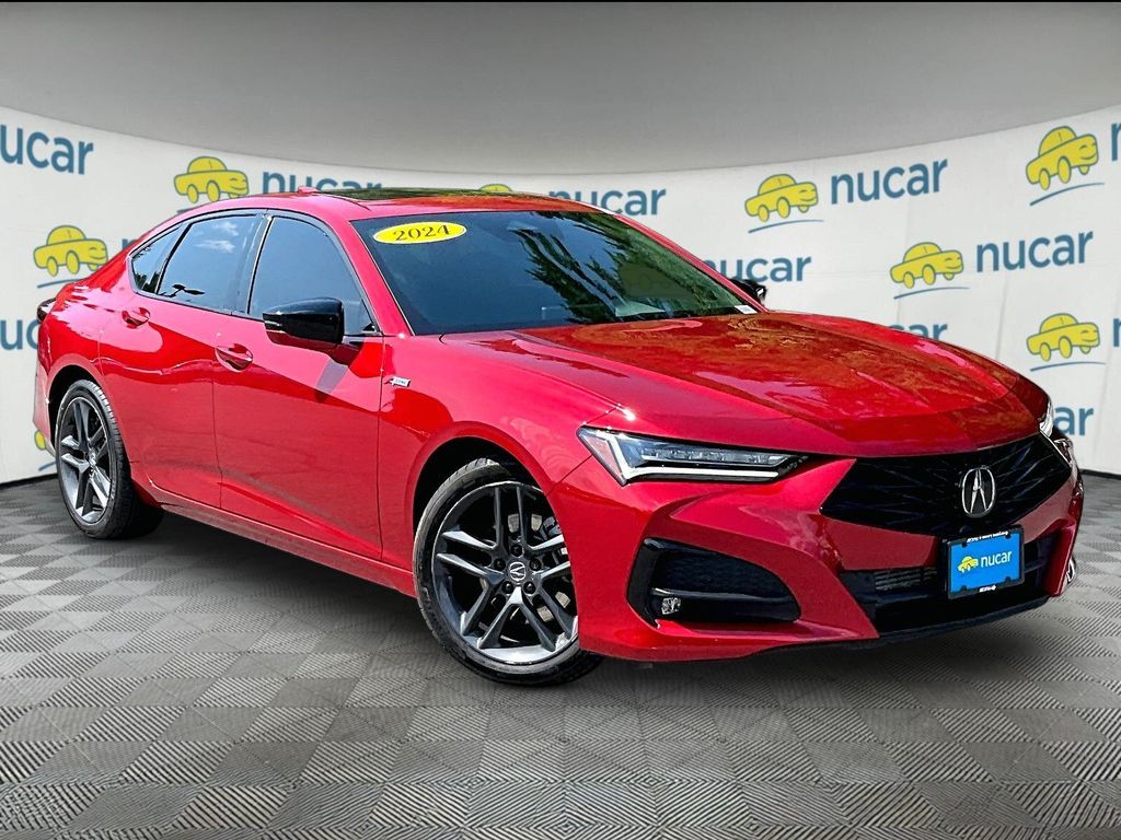 Red 2024 Acura TLX Sedan All-Wheel Drive Automatic