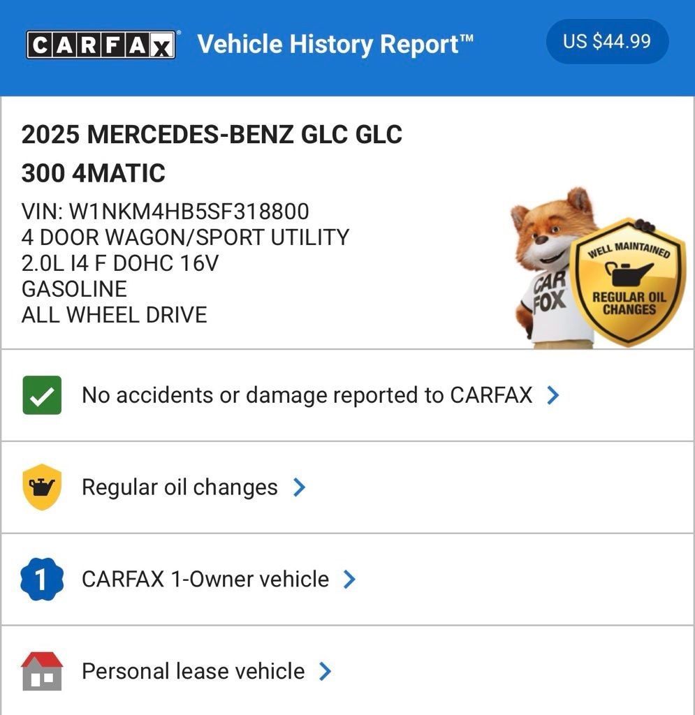 2025 Mercedes-Benz GLC 300 4MATIC