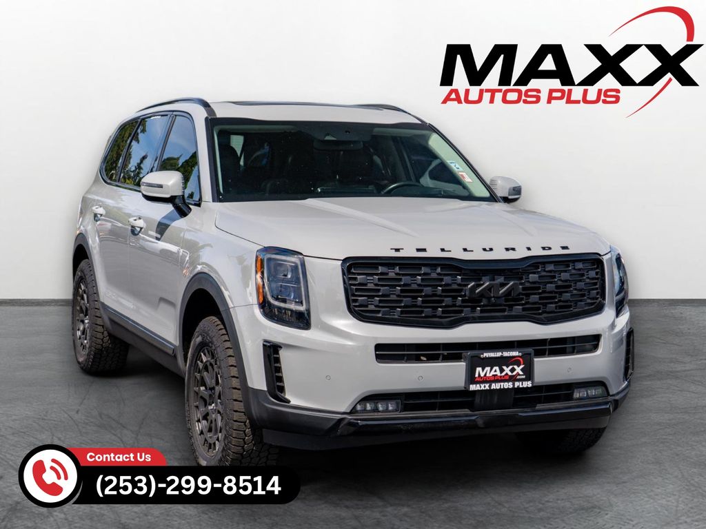 Wolf Gray 2022 Kia Telluride SUV / Crossover All-Wheel Drive 8-Speed Automatic
