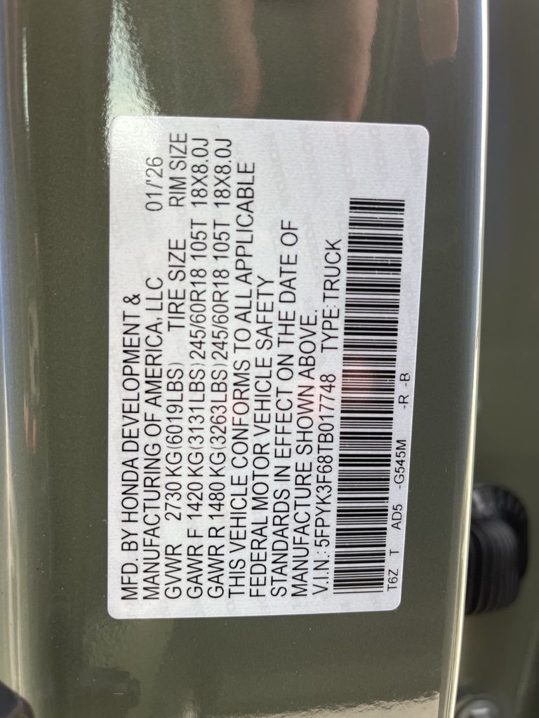 Thumbnail: 2026 Honda Ridgeline - 5