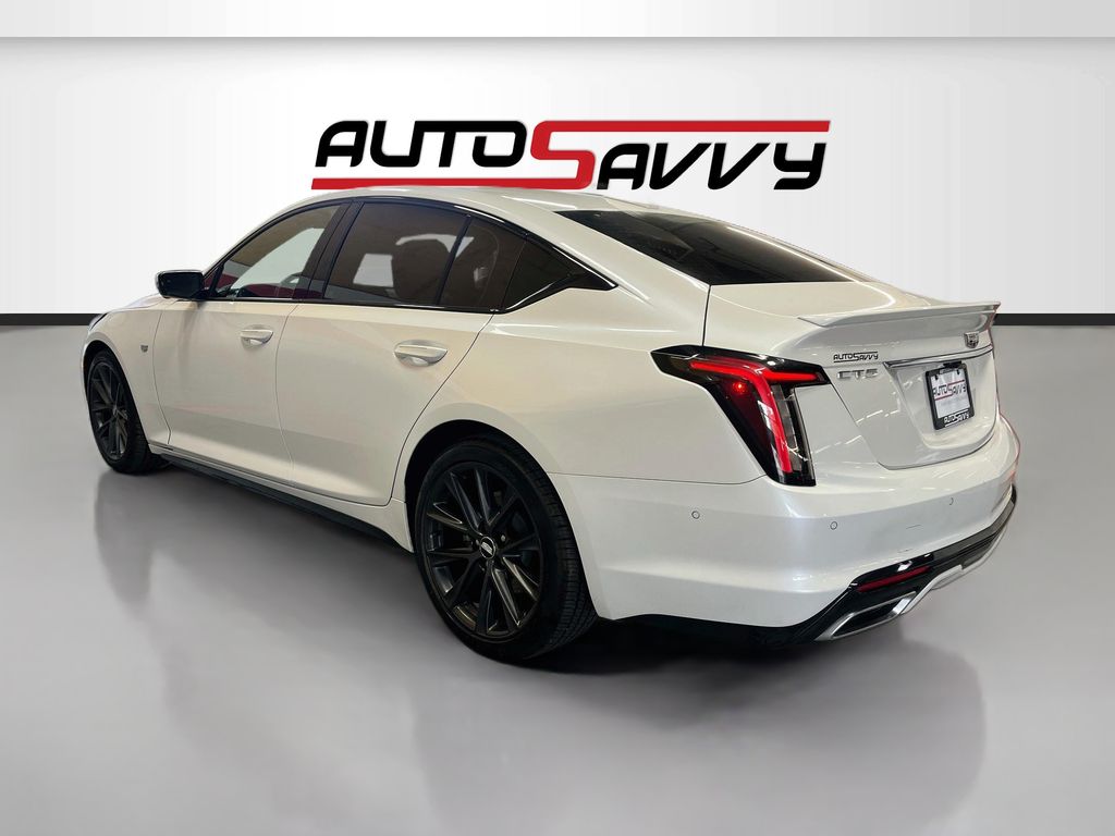 Used 2025 Crystal White Tricoat Cadillac Sport image 5