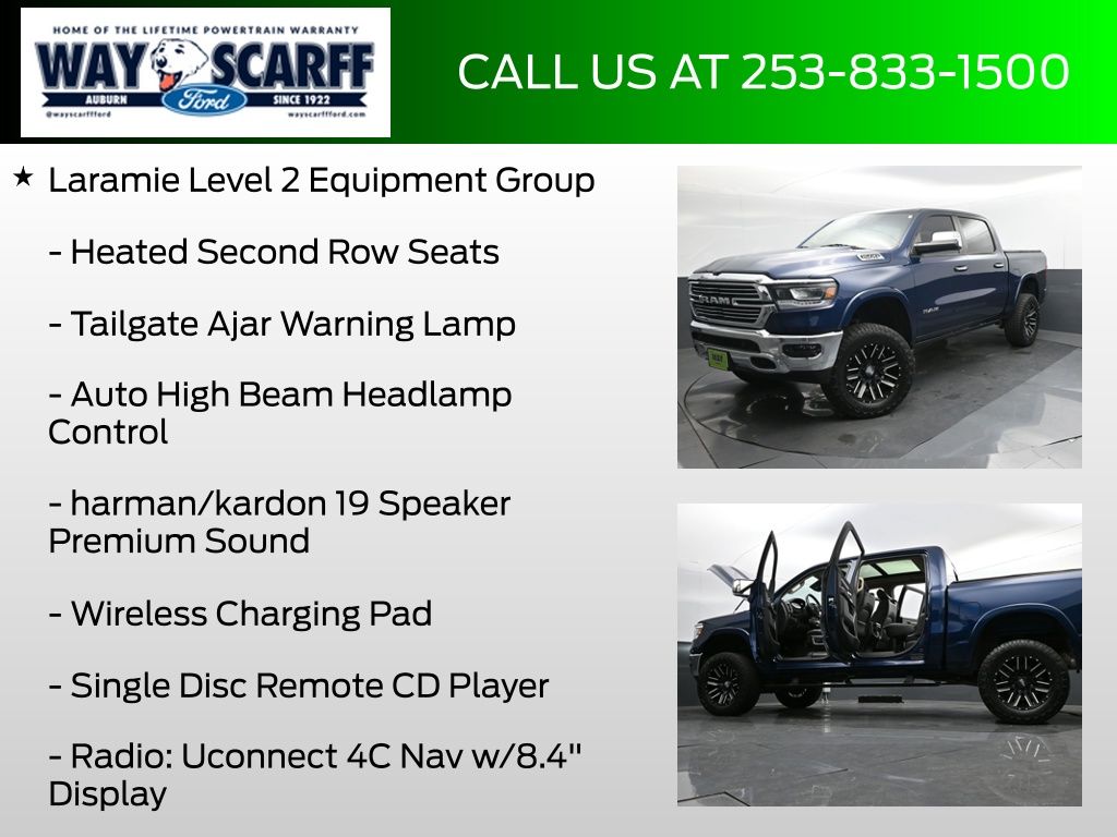 2019 Ram 1500 Laramie Crew Cab 4x4 5'7" Box