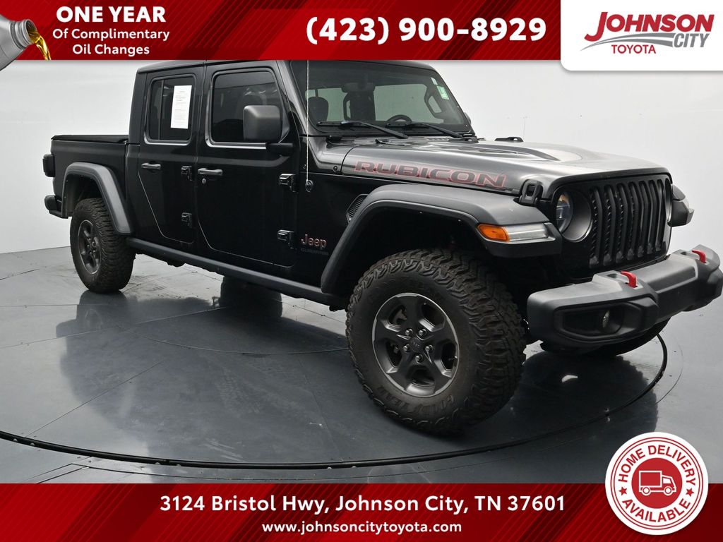 Black Clearcoat 2021 Jeep Gladiator Pickup Truck Four-Wheel Drive 8-Speed Automatic