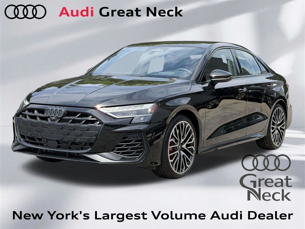 Black Metallic 2026 Audi S3 2.0T quattro Premium Sedan All-Wheel Drive 7-Speed Automatic