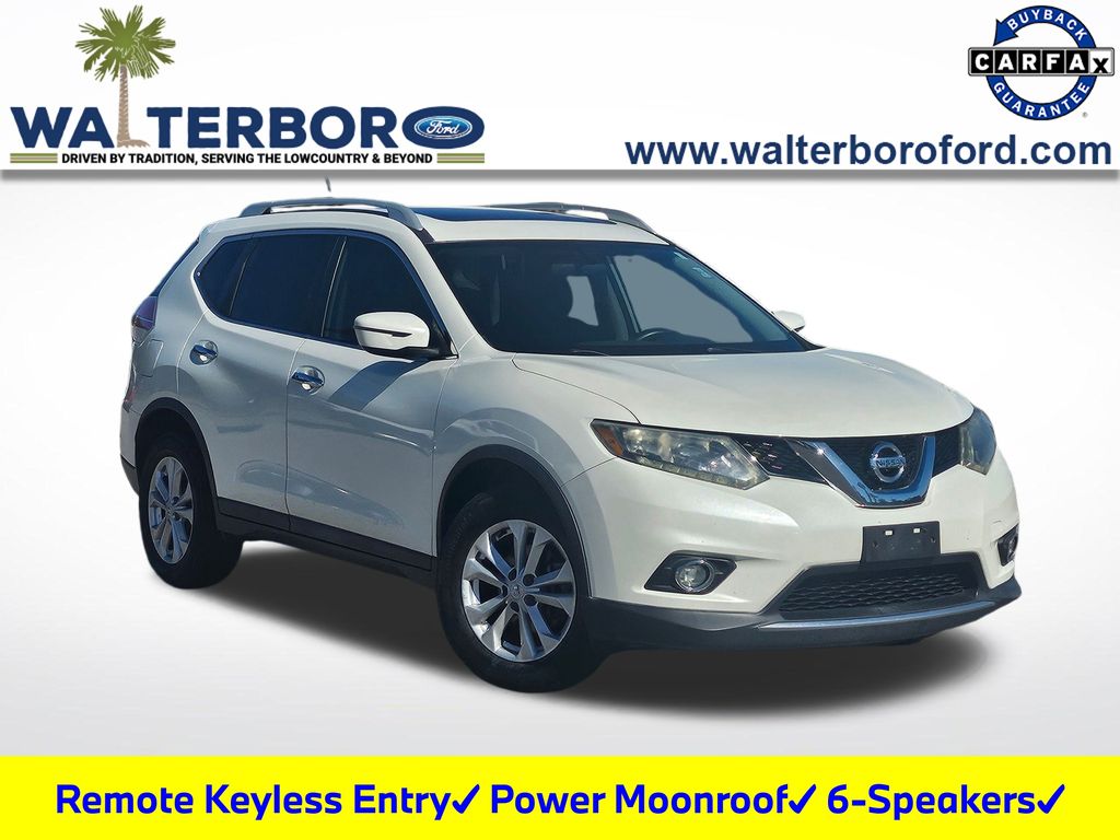 2016 Nissan Rogue SV White at Emmons Autoplex