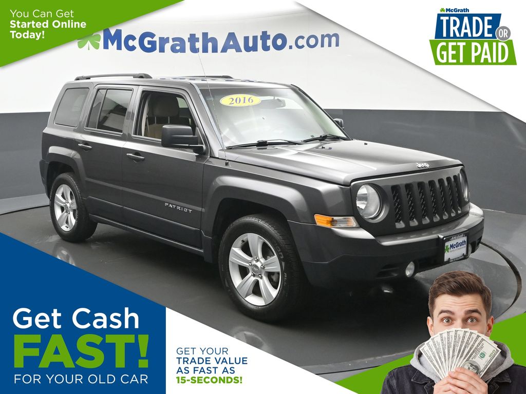 Gray (Granite Crystal Metallic Clearcoat) 2016 Jeep Patriot SUV / Crossover Front-Wheel Drive 6-Speed Automatic
