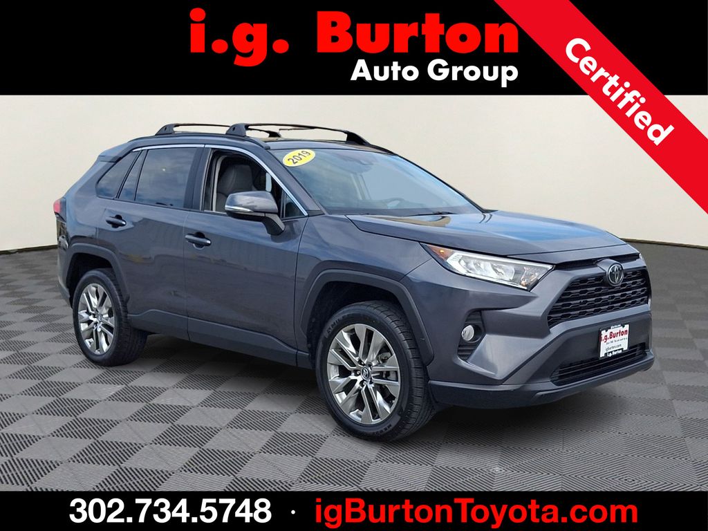 Magnetic Gray Metallic 2019 Toyota RAV4 SUV / Crossover All-Wheel Drive 8-Speed Automatic